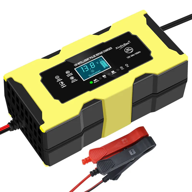 12V 6A Full Intelligent Automatic Repair Charger ng Baterya ng Motorsiklo