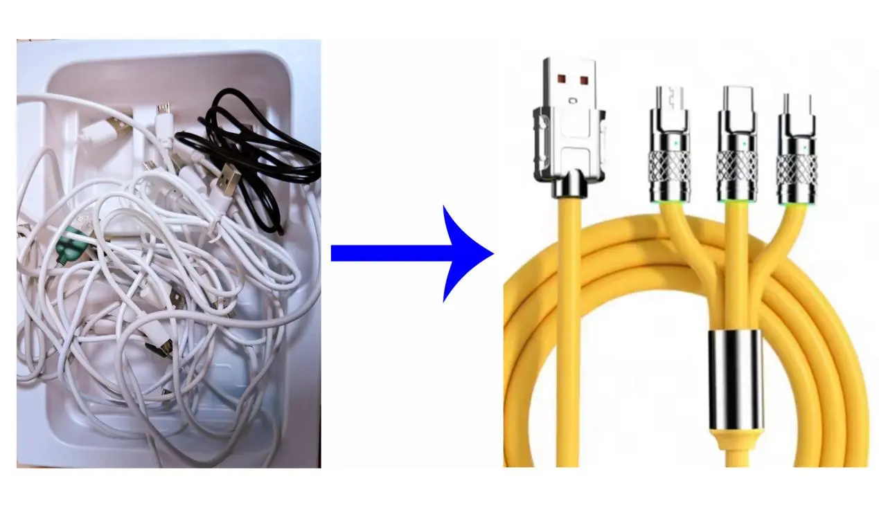 Inilunsad ng Starwell ang Tri-Charge Pro: Ang Ultimate Universal 3-in-1 Data Cable para sa isang LIF na walang kalat-kalat