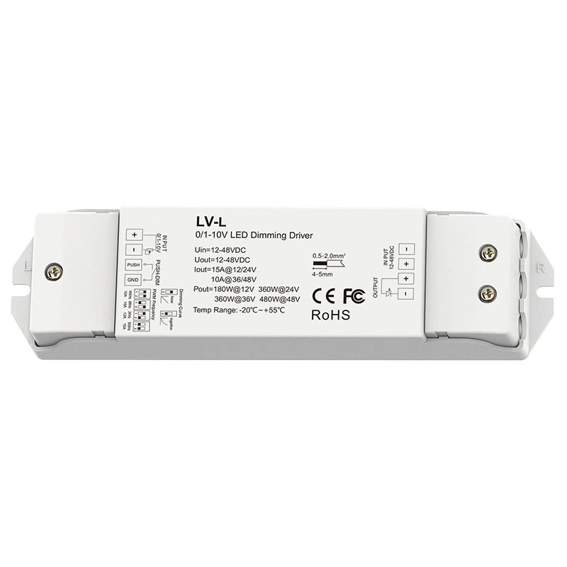 480w Push Dim Constant Voltage 0-10V Dimming Driver