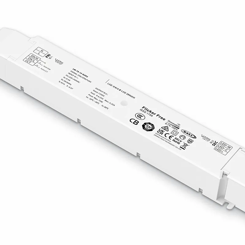 75W 12V Constant Volatge DALI Dimmable LED Driver