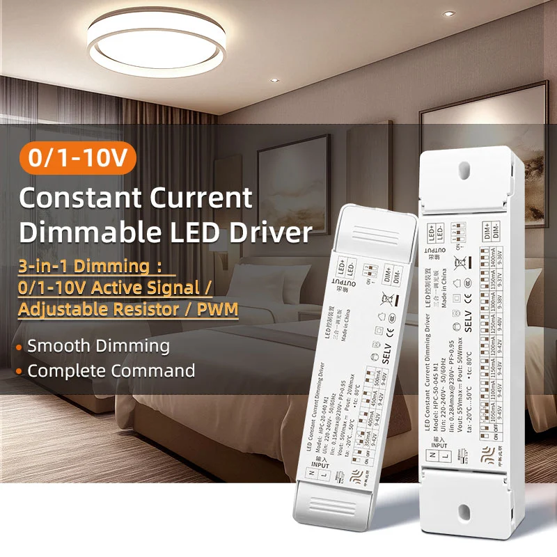 Patuloy na Kasalukuyang 0-10V Dimming LED Driver