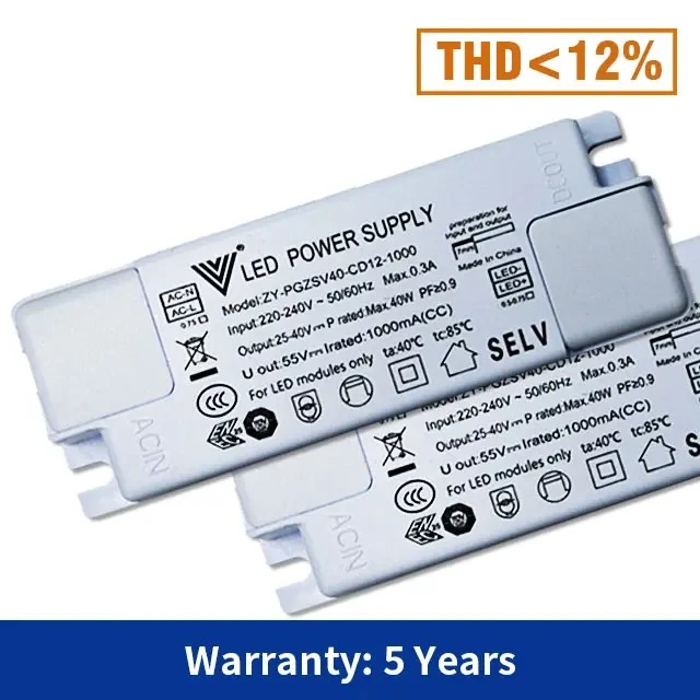 DC25V-80V 300MA 500MA Constant Kasalukuyang Led Driver